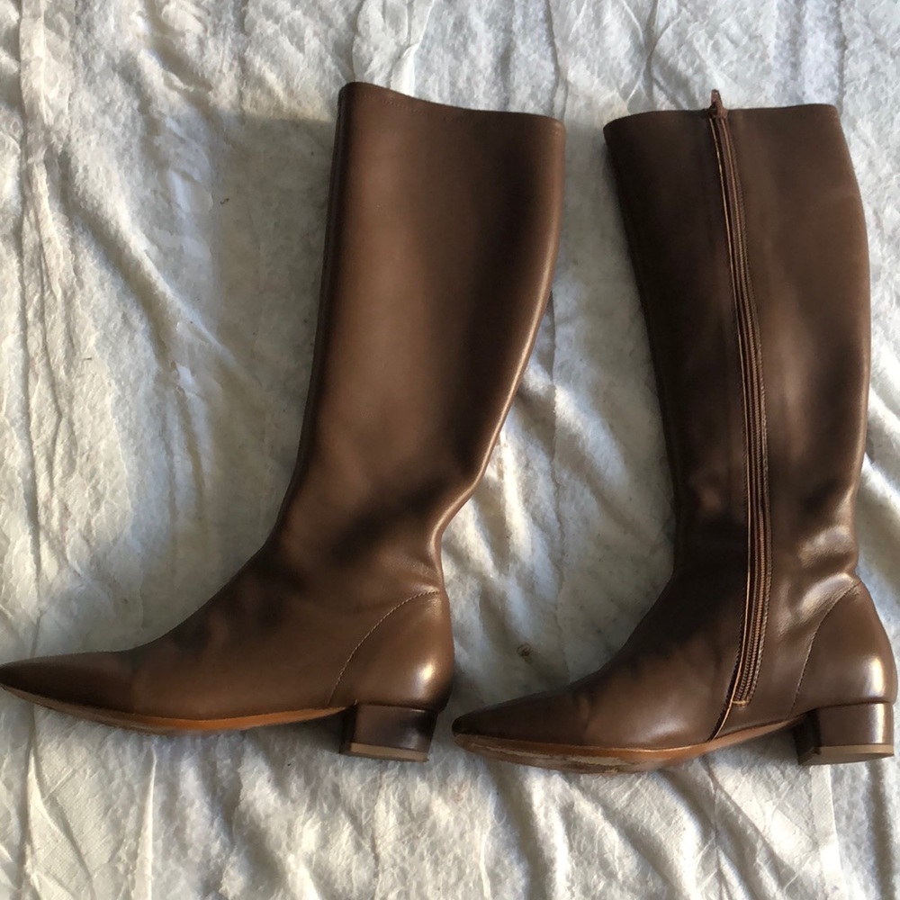 By Far Edie Boots Milk Chocolate Brown 37